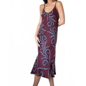 NEW NATALIE MARTIN leandra dress in feather bordeaux